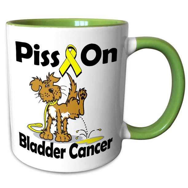 3dRose Piss On Bladder Cancer Awareness Ribbon Cause ...