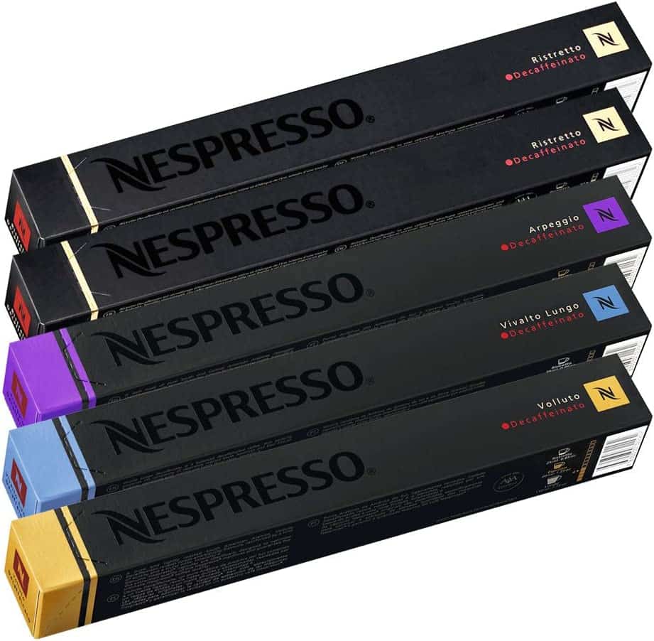 50 Nespresso Decaffeinated Capsules Mixed Variety : Amazon.co.uk: Grocery