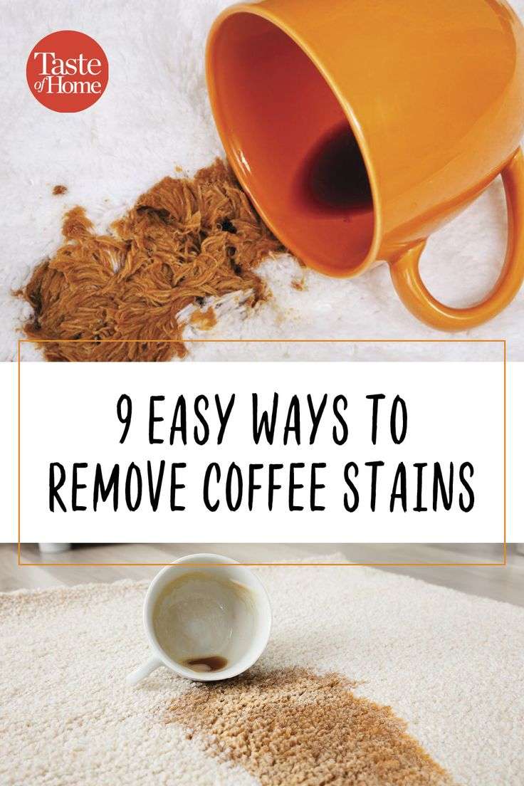9 Easy Ways to Remove Coffee Stains