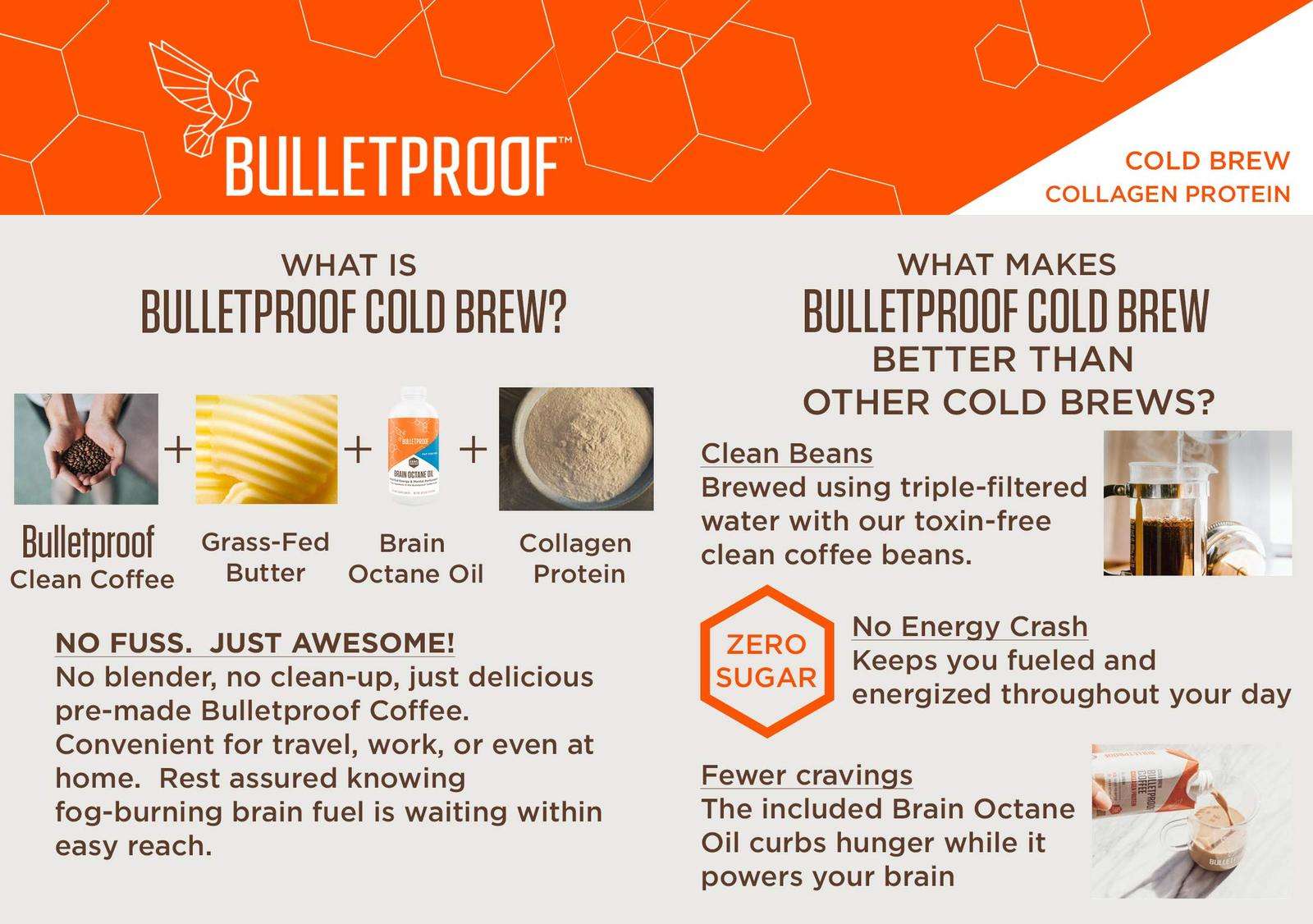 Bulletproof Cold Brew Coffee, Keto Friendly, Sugar Free ...