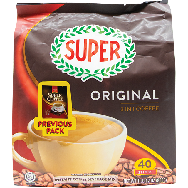 Buy SUPER BRAND SUPER COFFE 3IN1 MIX (68182) by the Case ...