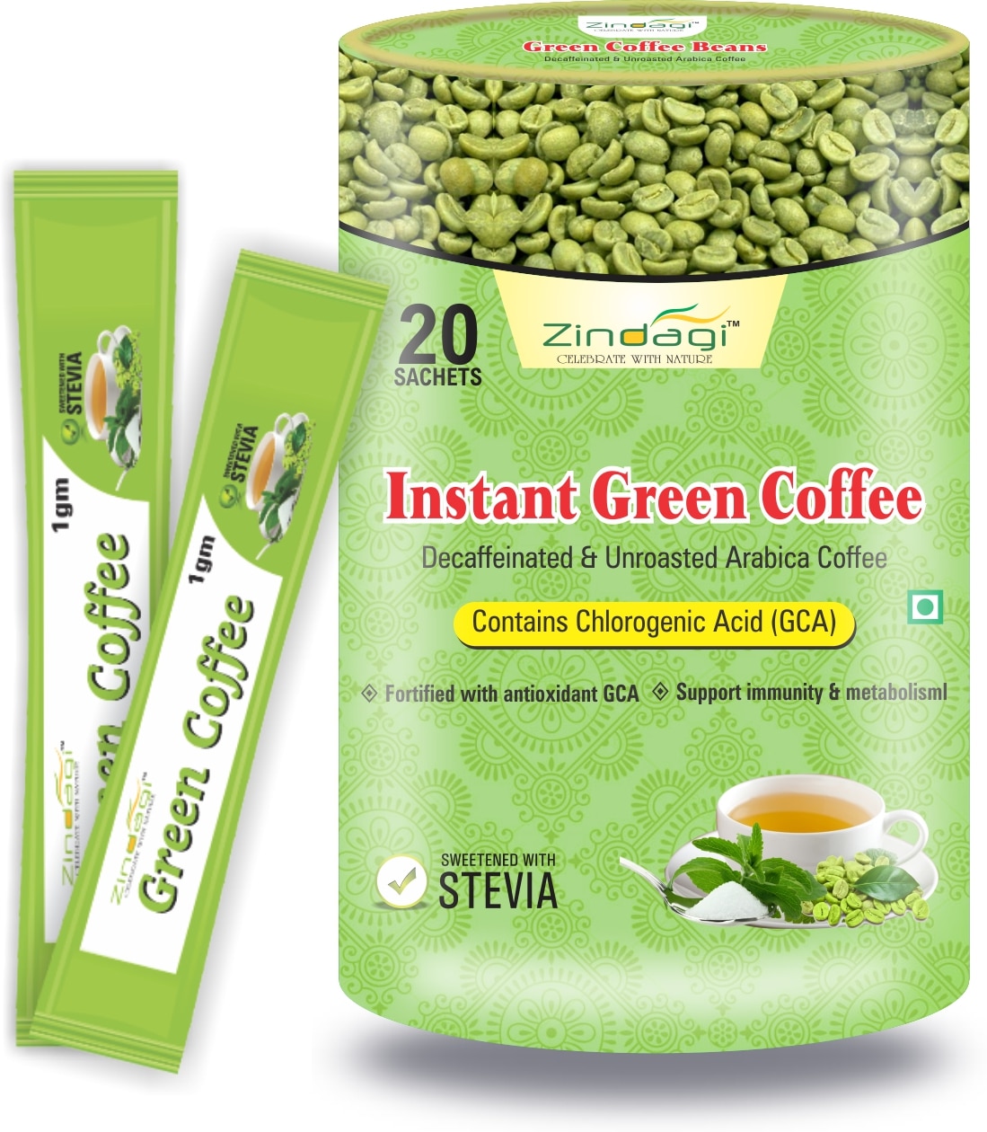 Buy Zindagi Instant Green Coffee Powder