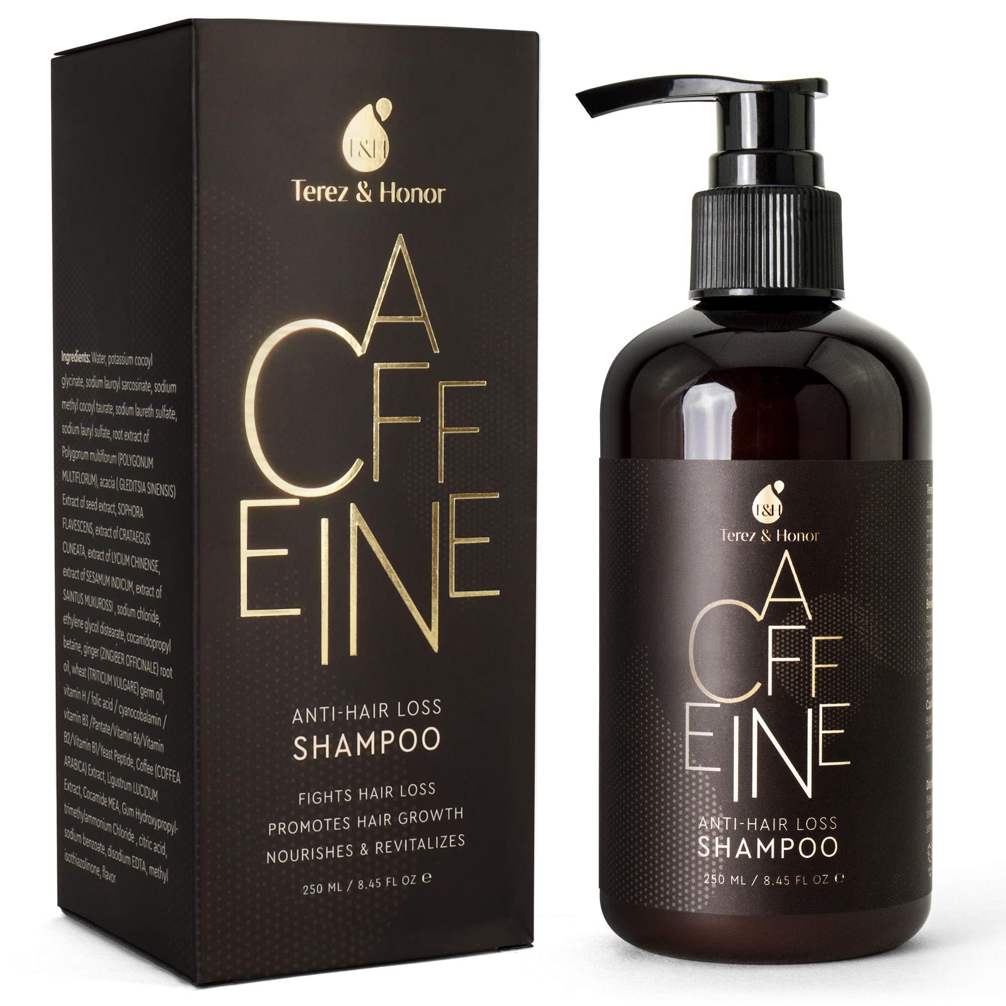 Caffeine Hair Loss Hair Growth Shampoo, Volumizing Thinning Hair with ...