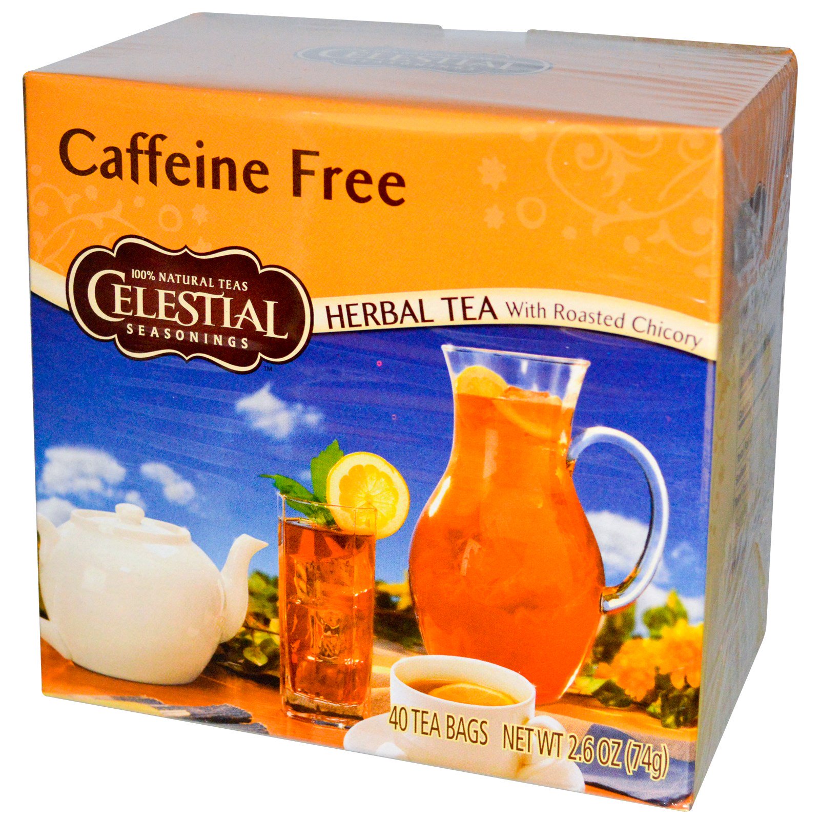 Celestial Seasonings, Herbal Tea With Roasted Chicory, Caffeine Free ...