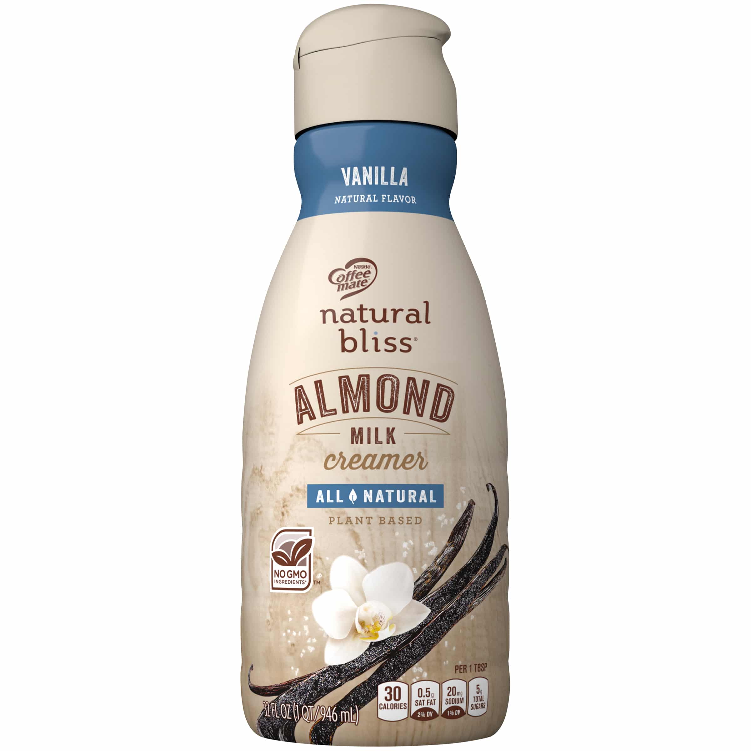 Coffee mate Natural Bliss Vanilla Almond Milk Liquid Coffee Creamer 32 ...