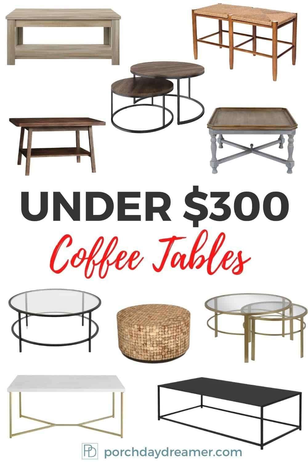 Coffee Tables: Choose the Right Size and Shape in 2021 ...
