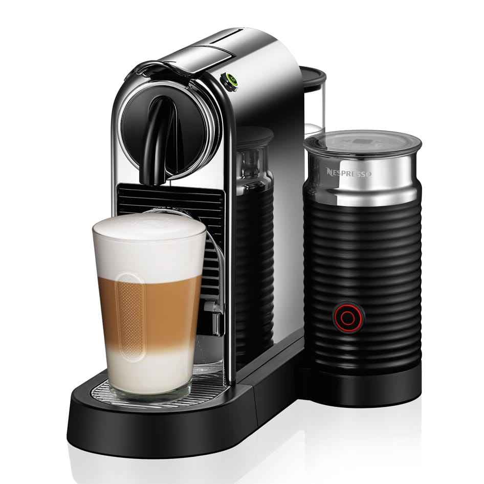 Delonghi Nespresso Citiz CHROME Single Serve Espresso Machine with ...