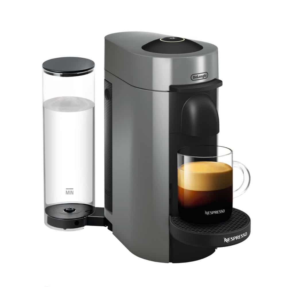 DeLonghi Nespresso Vertuo Plus Grey Coffee and Espresso Machine with ...