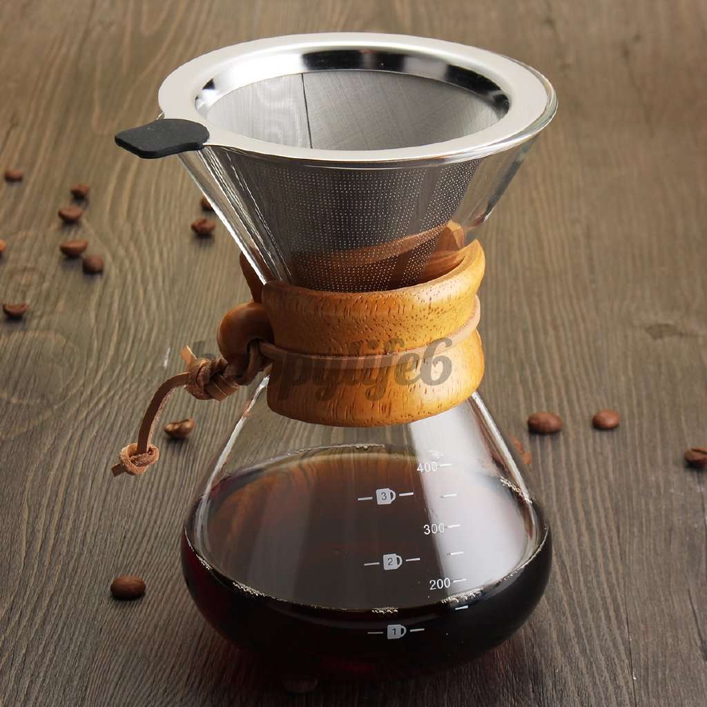 Diguo Classic Glass Coffee Maker Chemex Style Pour Over ...