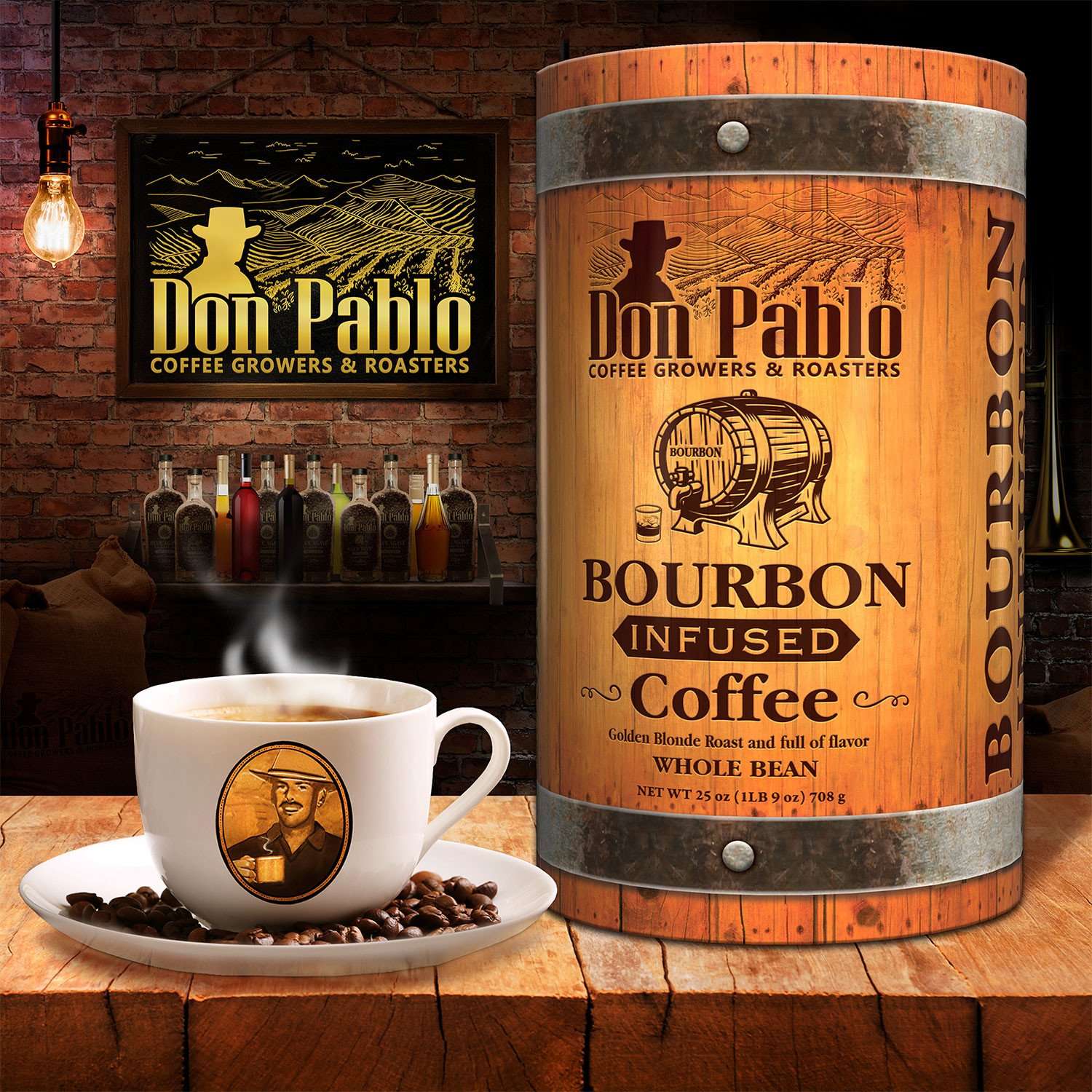 Don Pablo Bourbon Infused Specialty Coffee // 25 oz