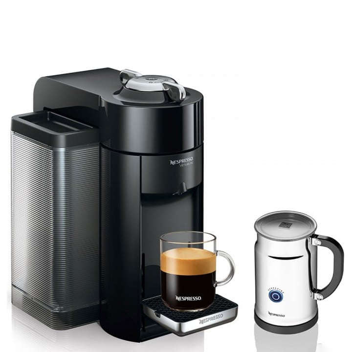 Evoluo Deluxe Coffee/Espresso Maker + Aeroccino Bundle, 1.6L