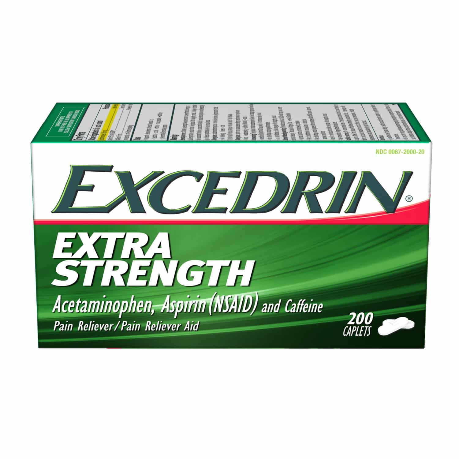 Excedrin Extra Strength Caplets â Headache Relief â 200 Count