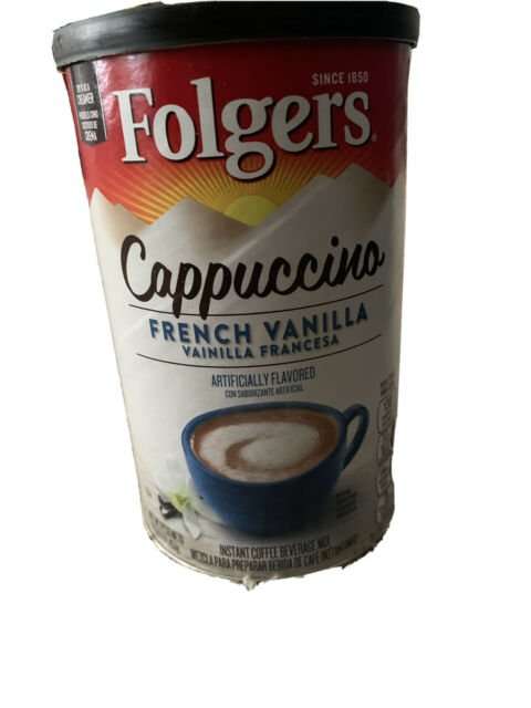 Folgers French Vanilla Flavored Cappuccino Mix, 16 oz
