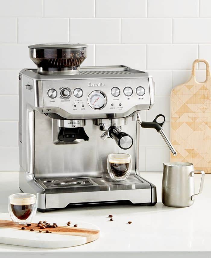 Home &  Kitchen Espresso Machines Brushed Stainless Steel Breville ...