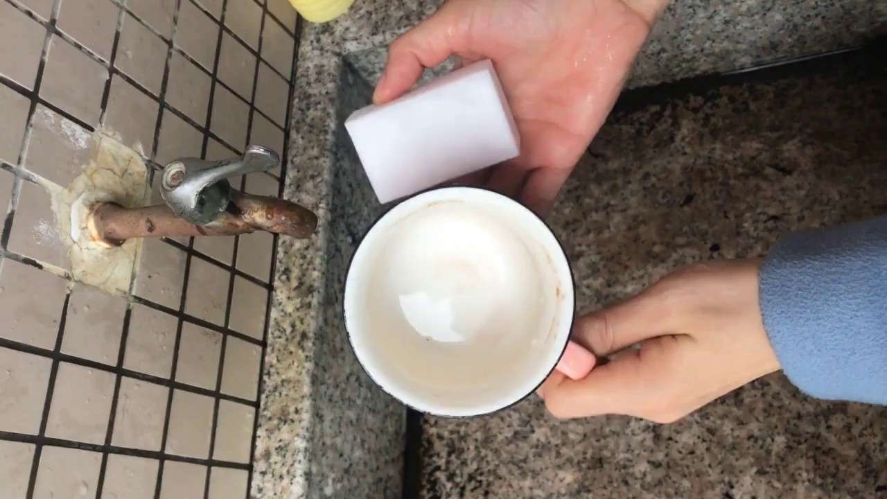 How to clean annoying stains of Coffee or Tea from Cup or Mug