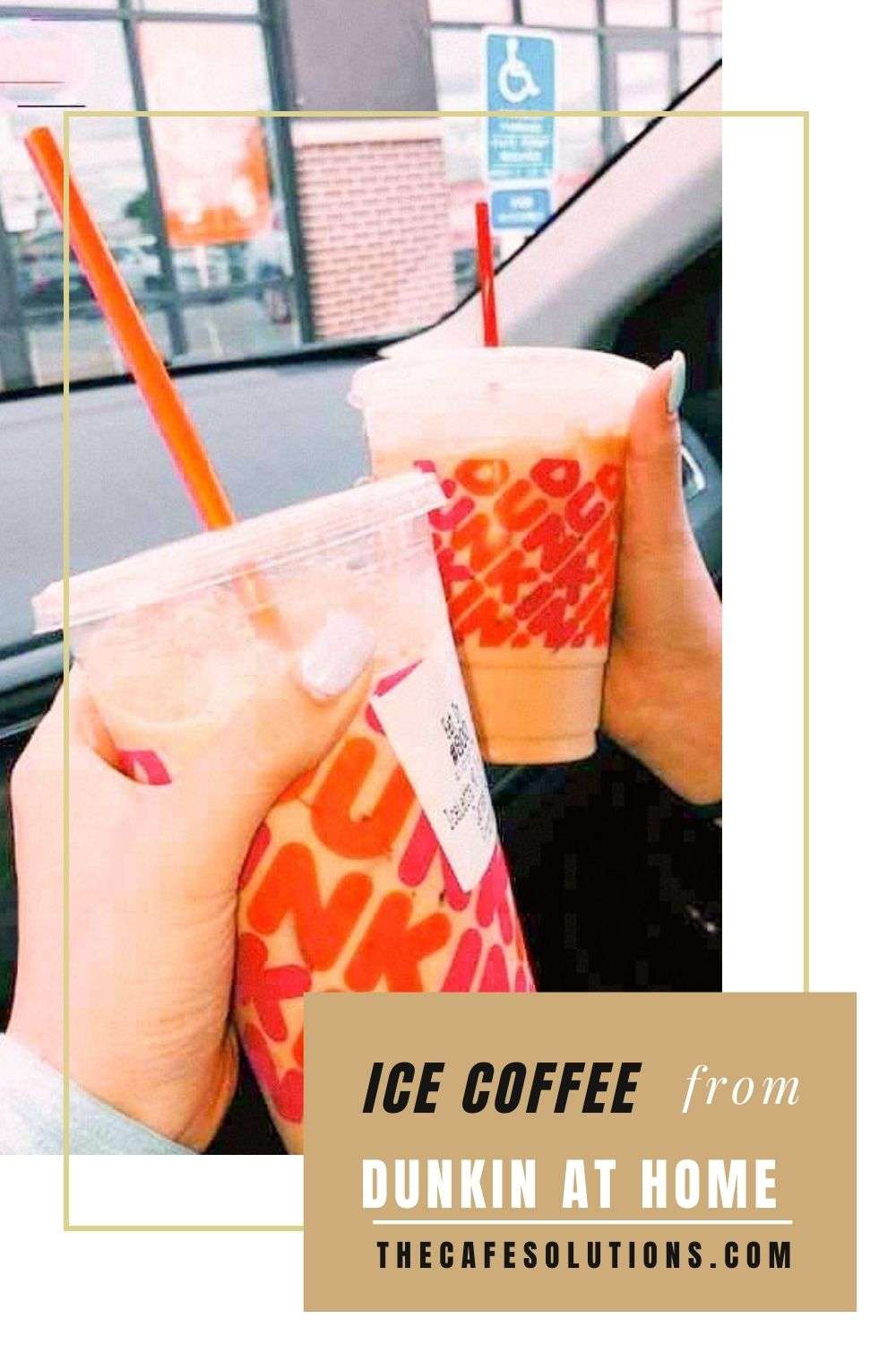 Iced Coffee From Dunkin At Home