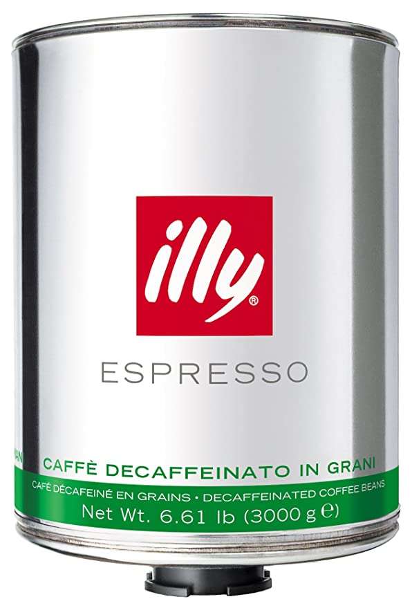 Illy Espresso Decaf, Green Band, Whole Bean Coffee ...