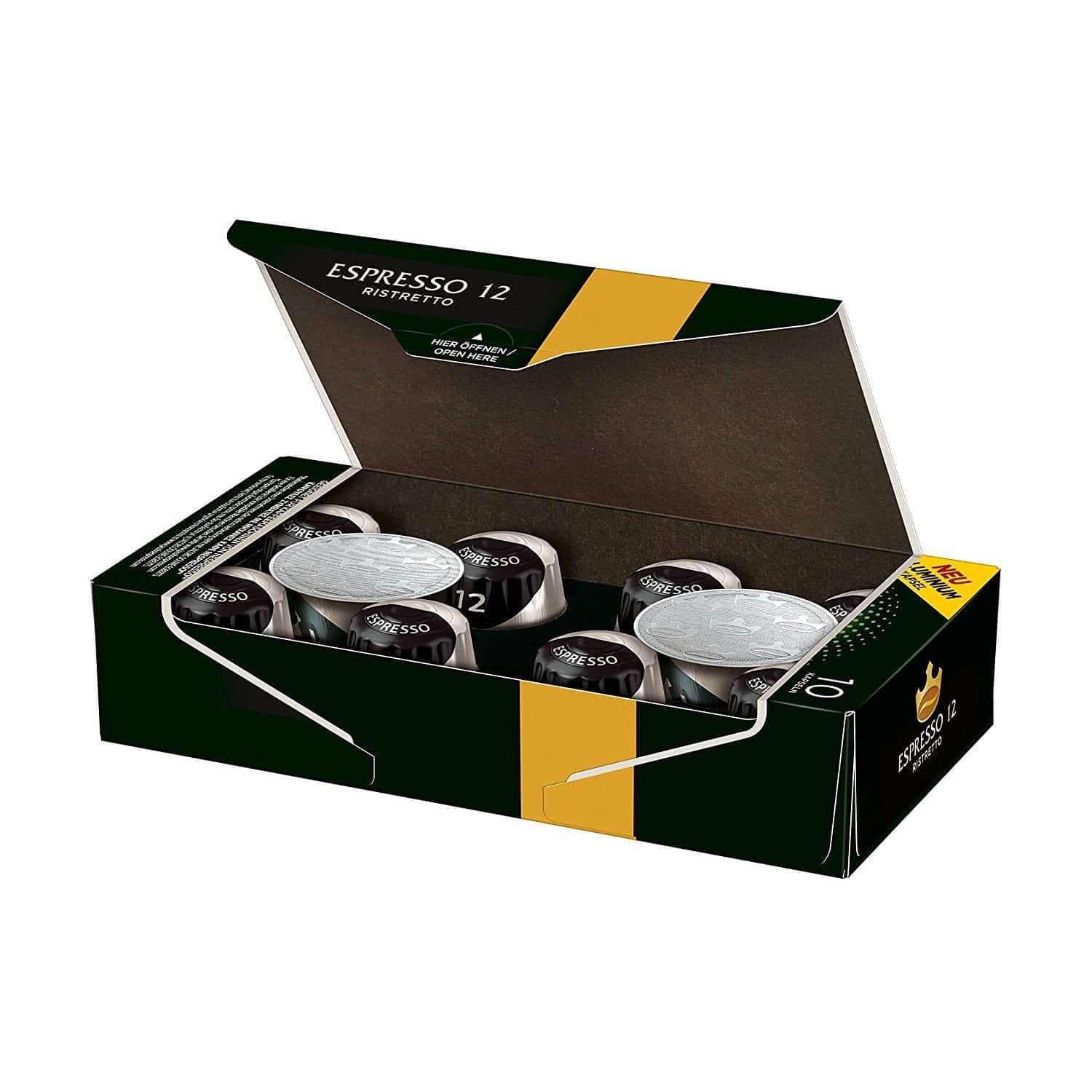 Jacobs Espresso Ristreto 12 Nespresso Compatible Pods(10 x 10 Pods ...