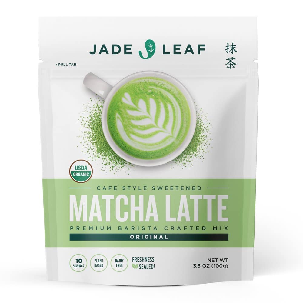 Jade Leaf Matcha, Organic Japanese Matcha Latte Mix, Powdered Tea, 3.5 ...