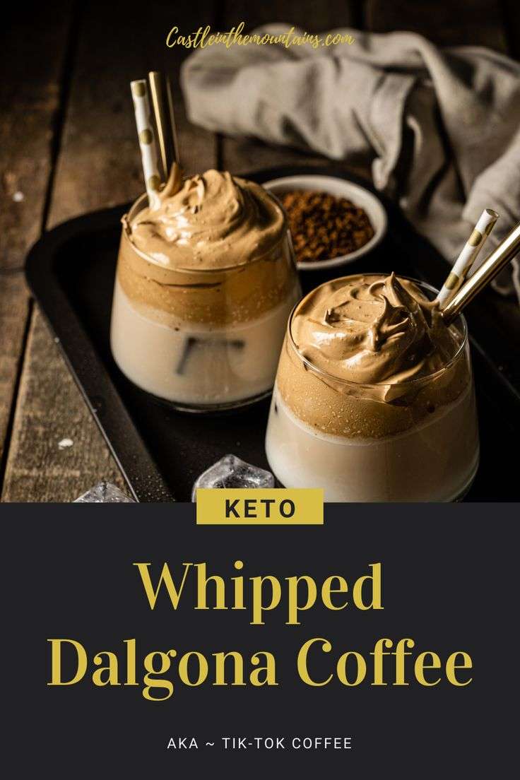 Keto Whipped Coffee Recipe ~ Easy & less than 1 Net Carb ...
