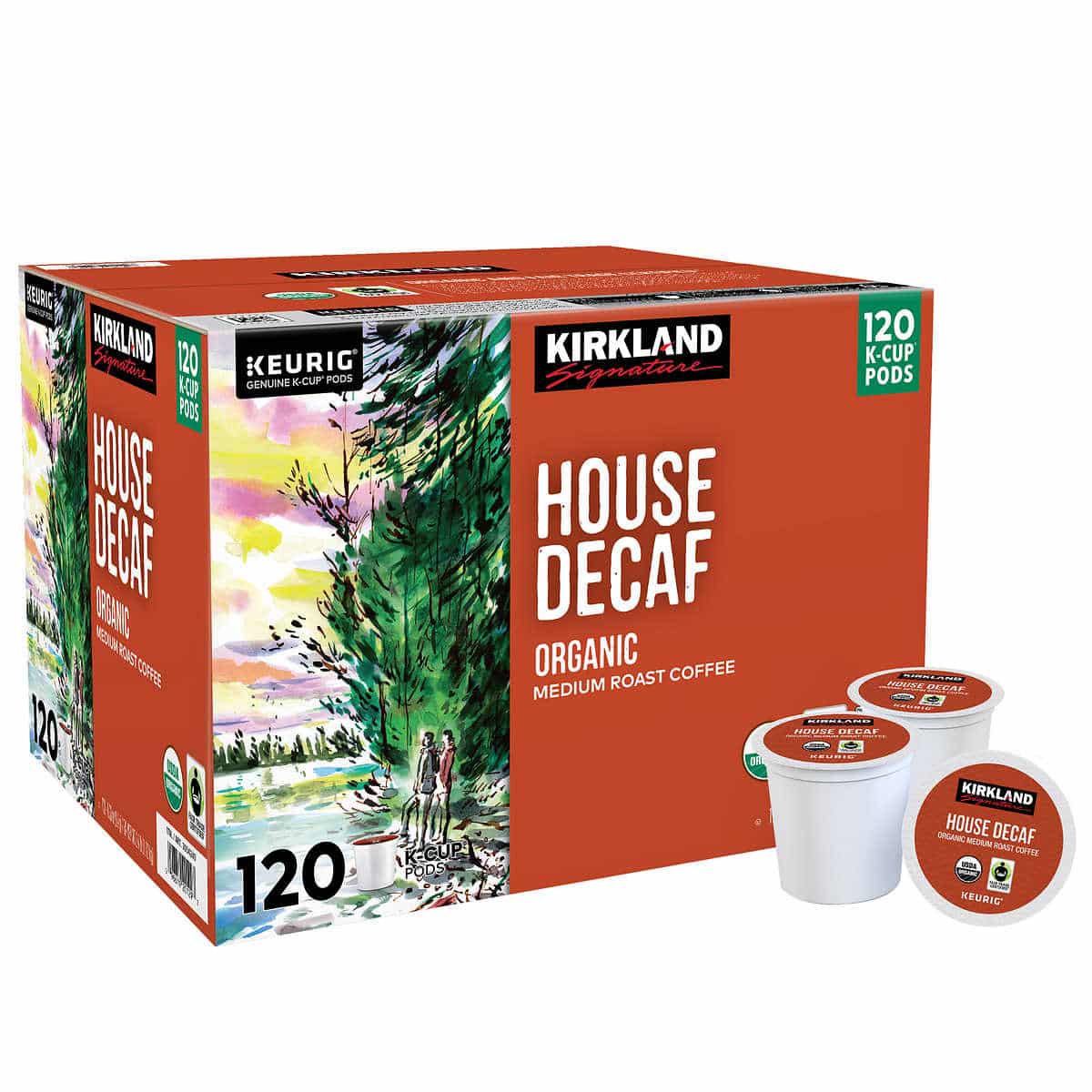 Kirkland Signature Coffee Organic House Decaf Recyclable K