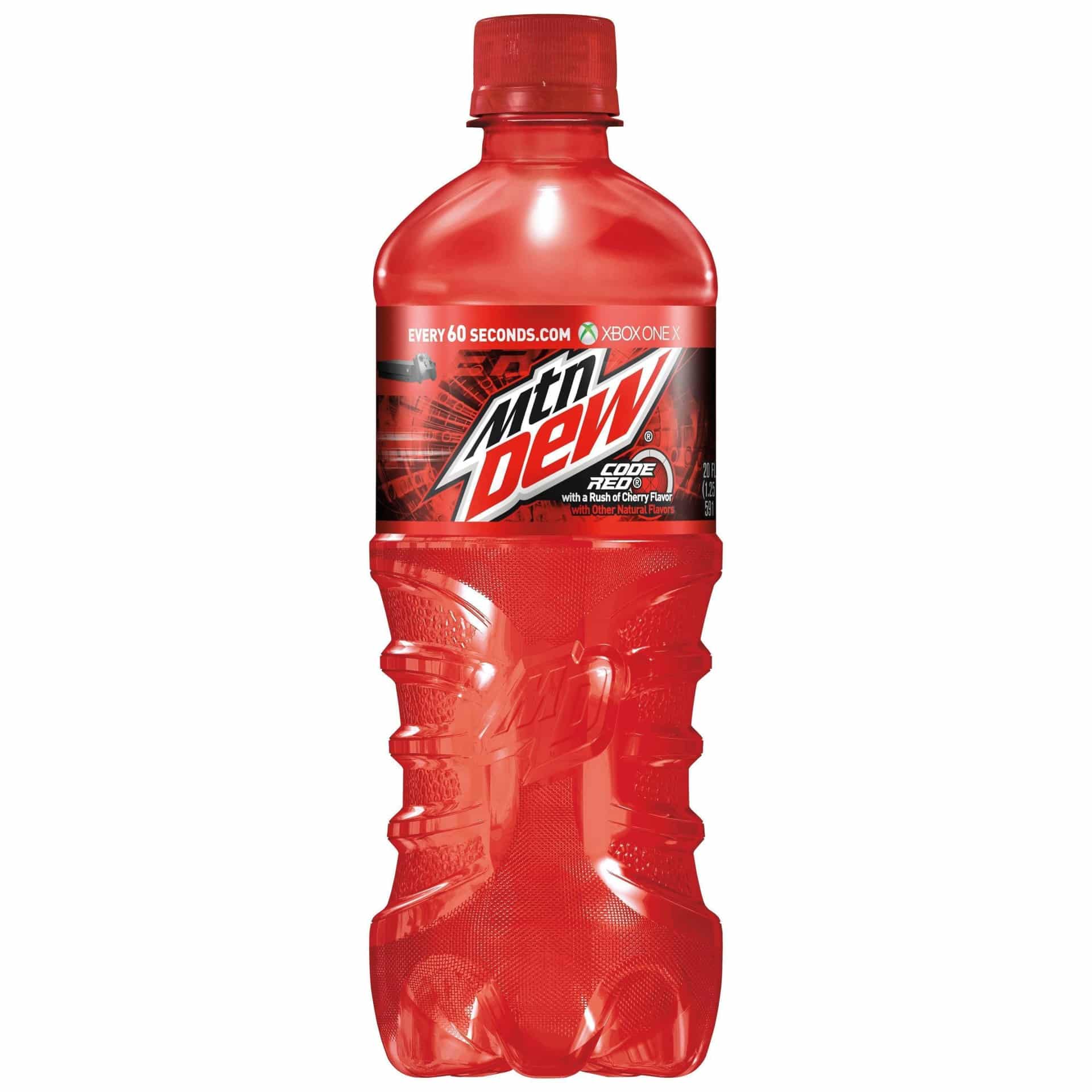 Mtn Dew Mountain Dew Code Red Soda Bottle 20 fl oz