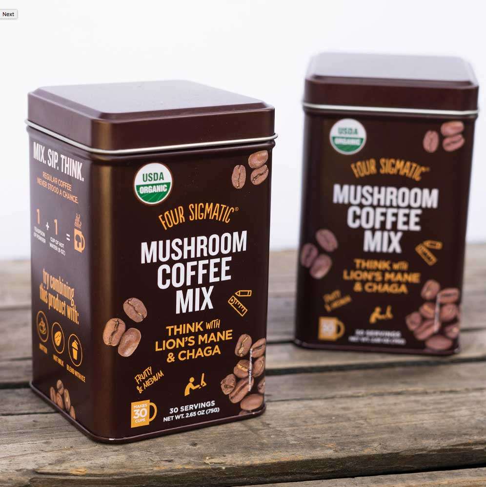 Mushroom Coffee with Lion