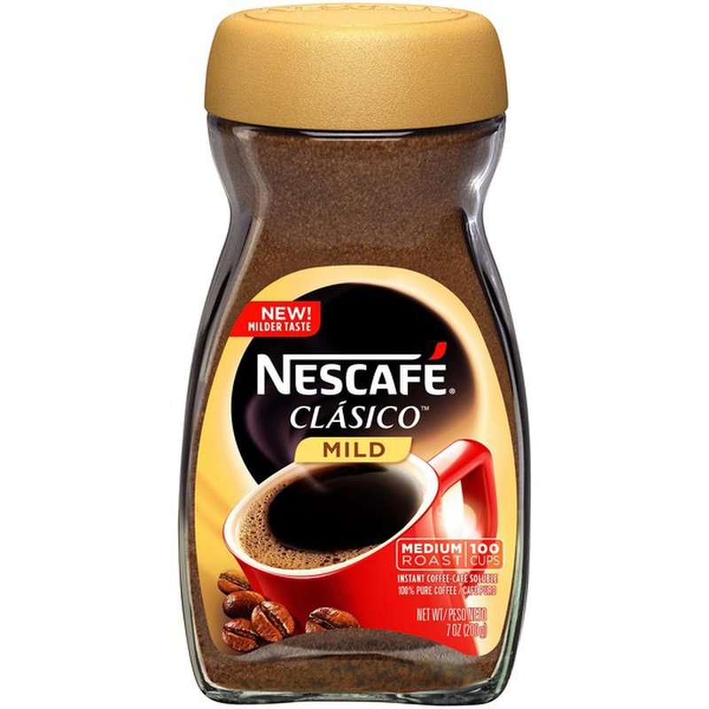 Nescafe Clasico Mild Medium Roast Instant Coffee (7 oz)