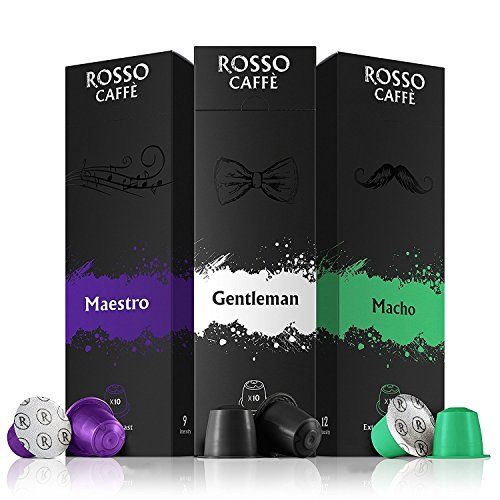 Nespresso Compatible Capsules Extra Dark Roast Pack 60 Pods Fit to All ...