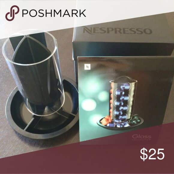 Nespresso glass collection totem