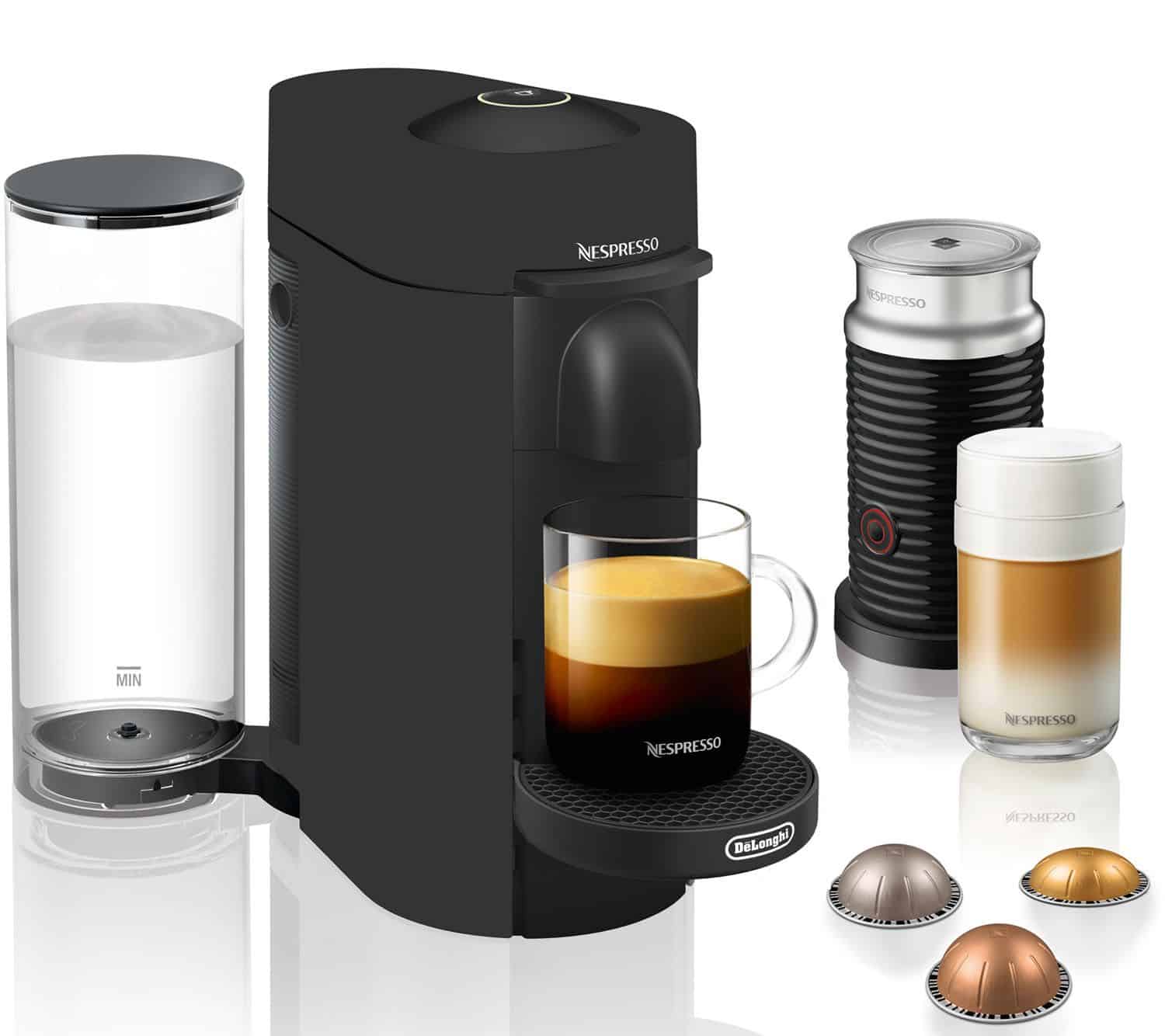 Nespresso Vertuo Plus Coffee Machine w/ Milk Frother