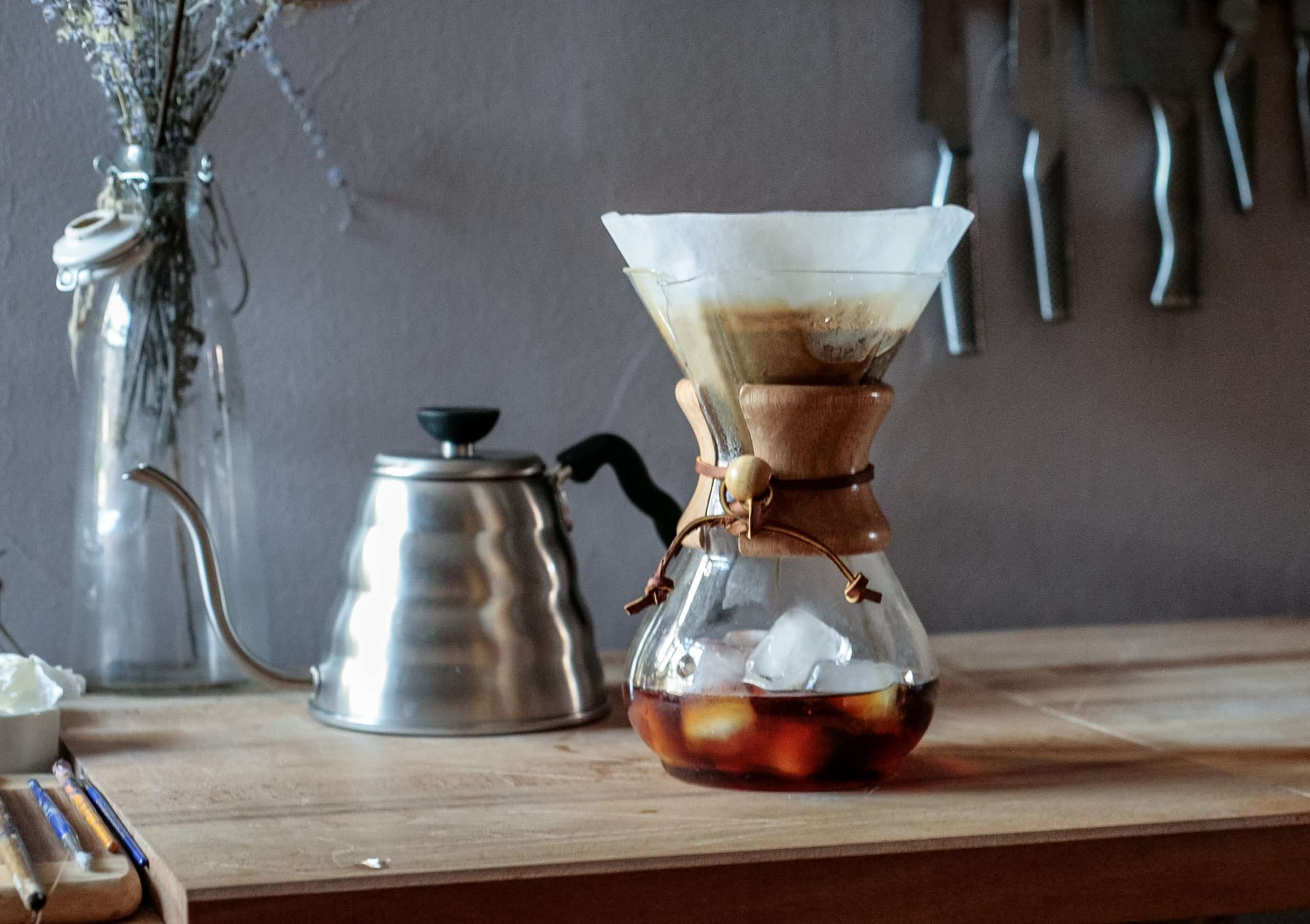 Quick Fix for Cold Brew: Iced Chemex