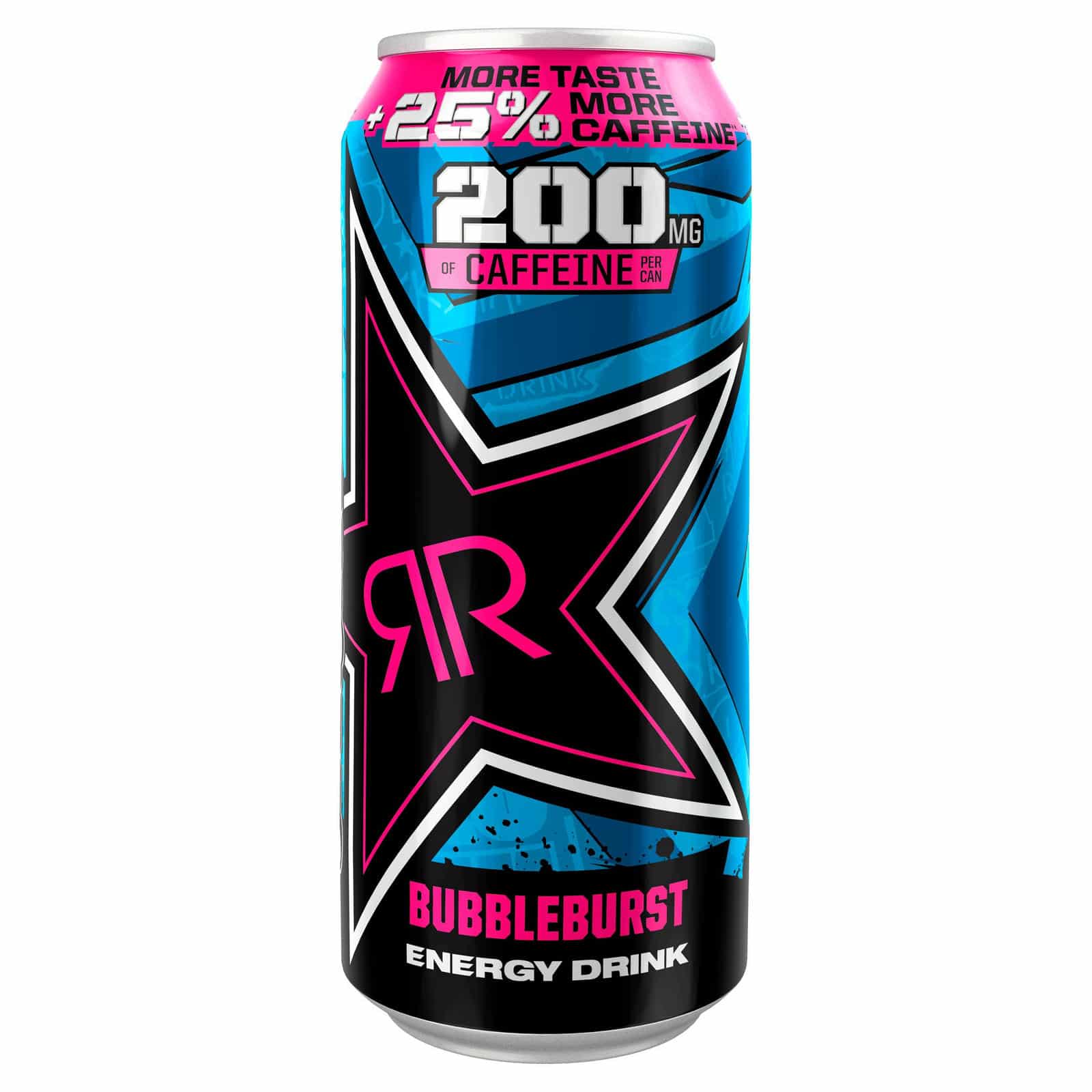 Rockstar Supersours Bubbleburst Energy Drink 25% More Caffeine, 500ml ...