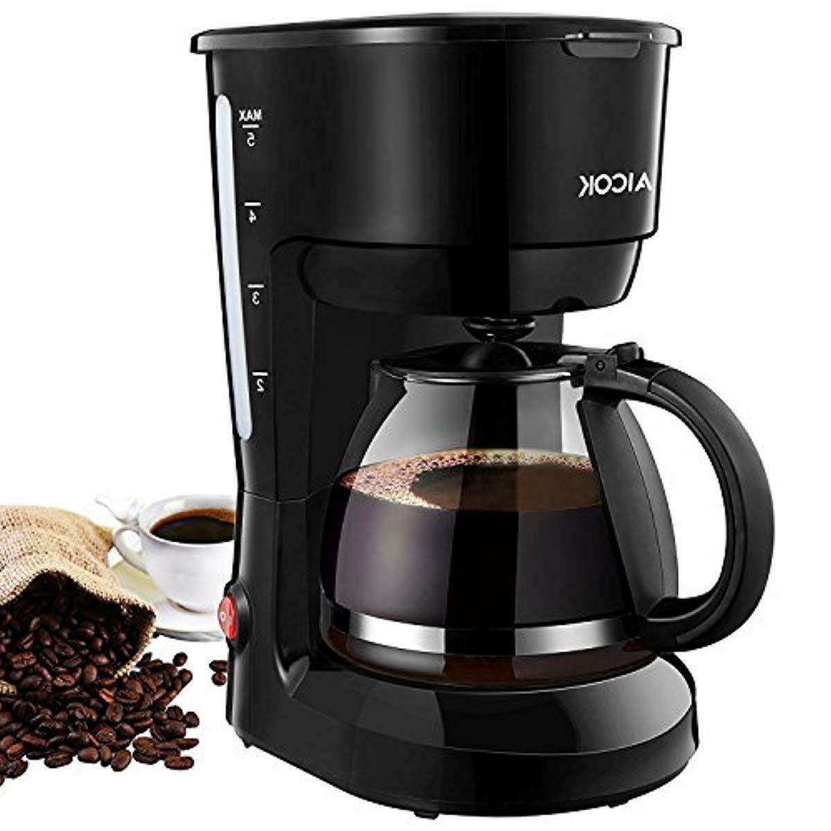 Small Coffee Maker With Pot Electric Countertop Machine