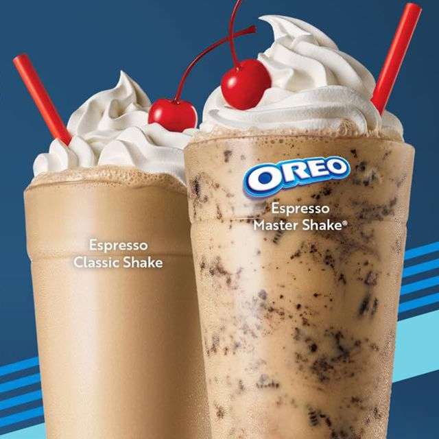 SONIC Is Releasing Espresso Milkshakes, and One Is Filled With Oreo Pieces