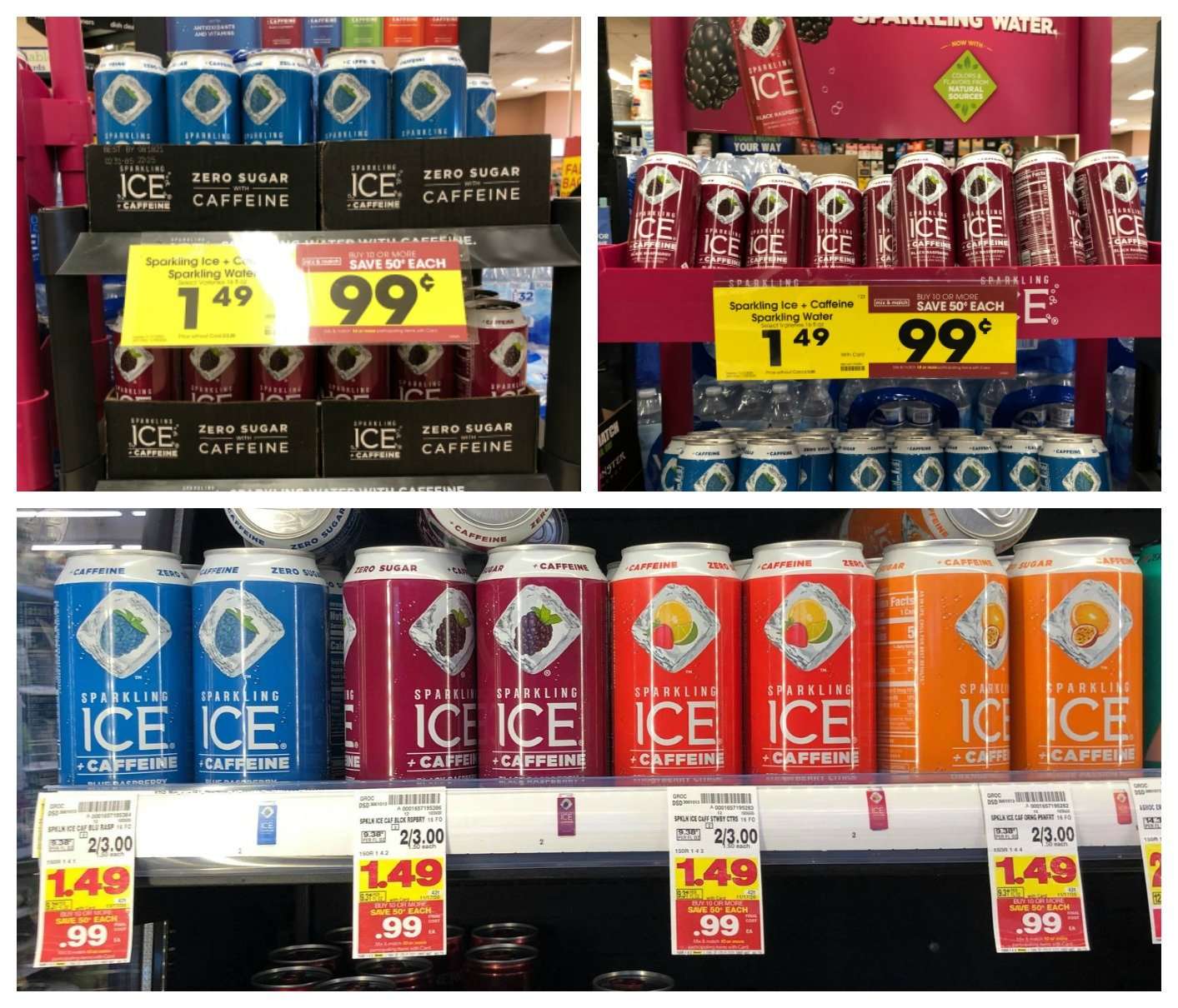 Sparkling Ice + Caffeine Sparkling Water ONLY $0.99 with ...