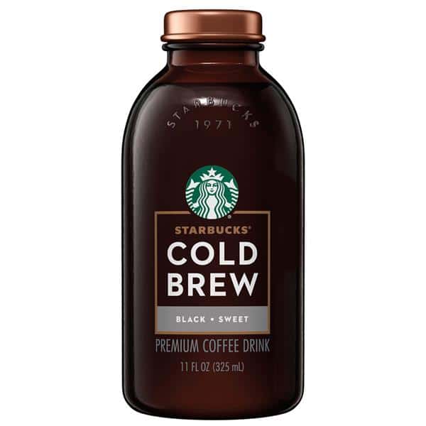 Starbucks Cold Brew Black Sweet Premium Coffee Drink