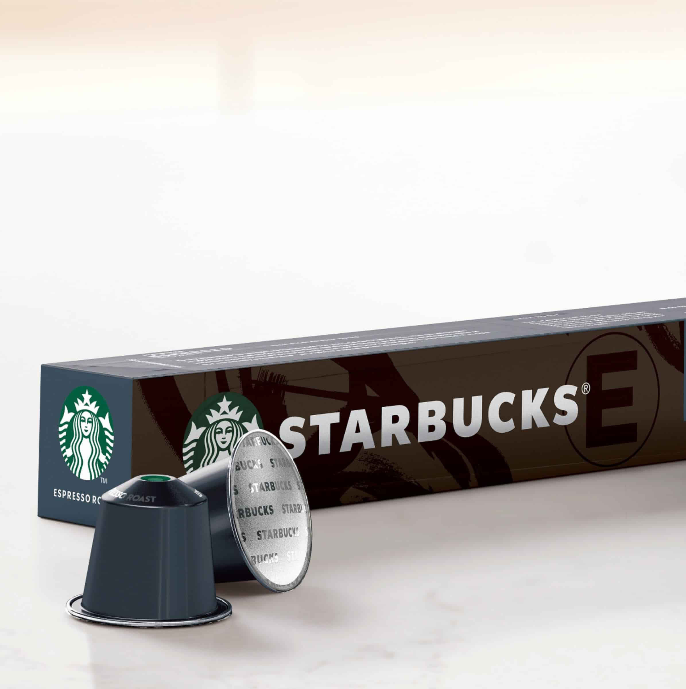 Starbucks Nespresso Espresso Roast Coffee Pods (10