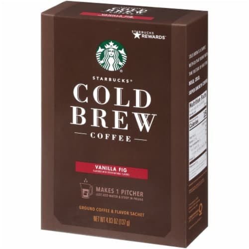 Starbucks Vanilla Fig Cold Brew Ground Coffee, 4.83 oz