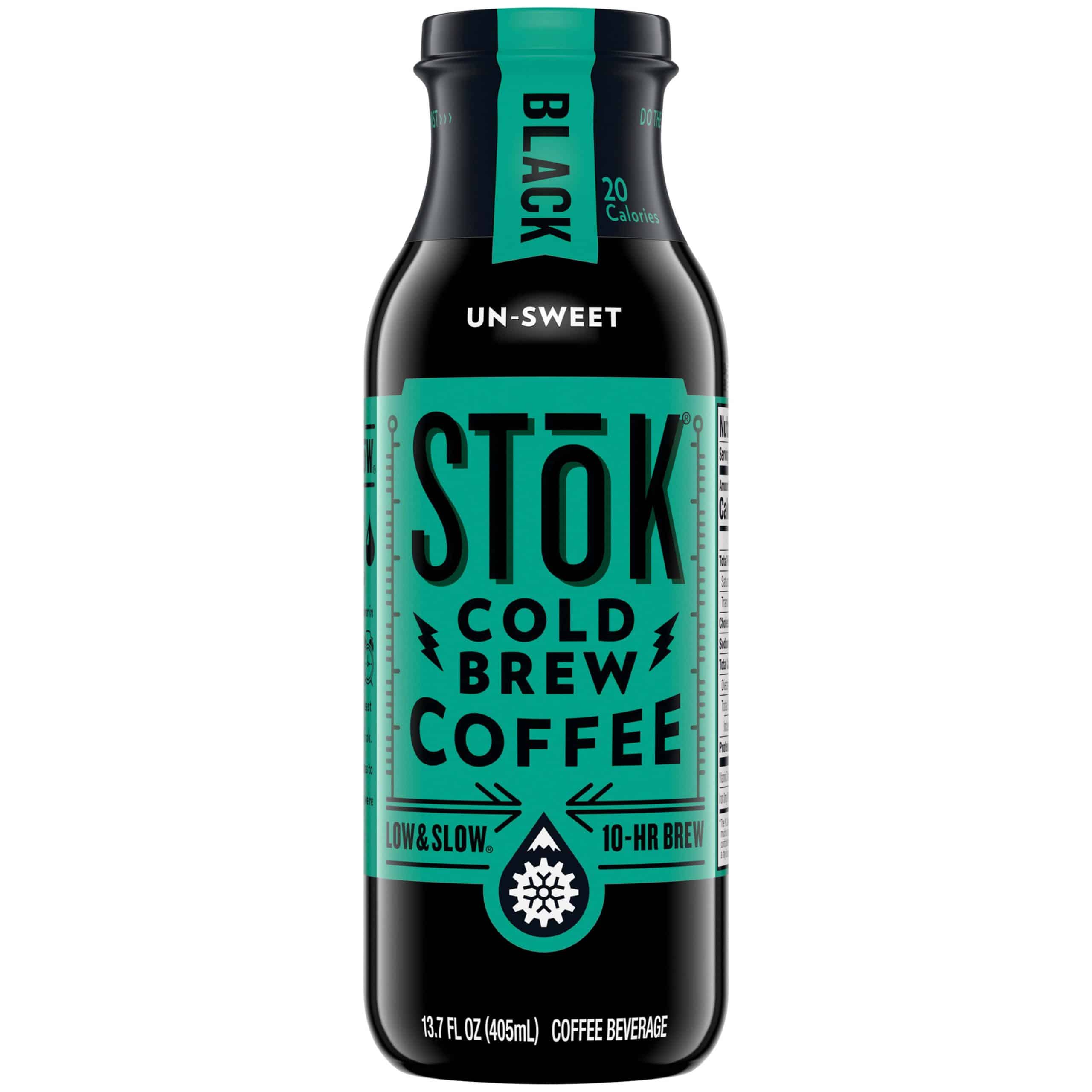 SToK Cold Brew Coffee, Black, Unsweetened, 13.7 Oz.