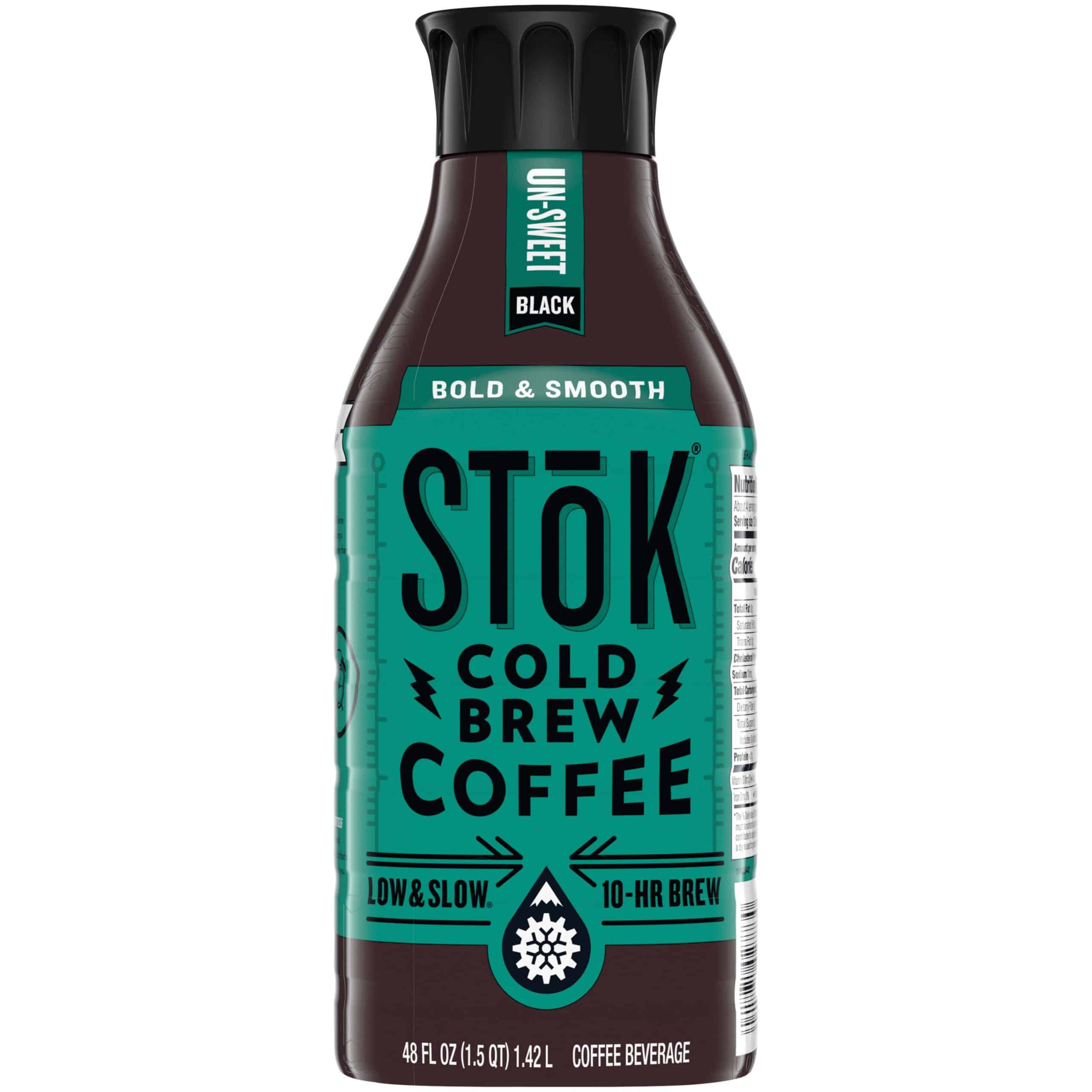 SToK Cold Brew Coffee, Black Unsweetened, 48 Oz.