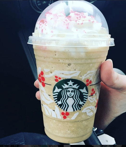 Toasted white chocolate mocha frappuccino! âï¸?ð?« This is one of Starbucks ...