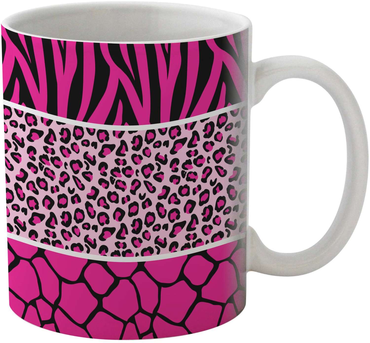 Triple Animal Print Coffee Mug (Personalized)