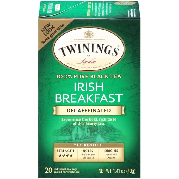 Twinings of London Decaffeinated Irish Breakfast Tea Bags From Kroger ...