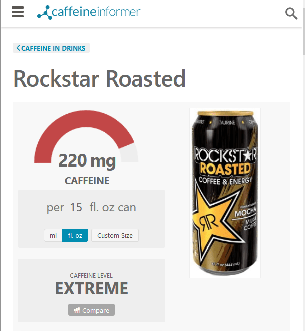 When does a coffee beverage become an Energy Drink? Starbucks ...