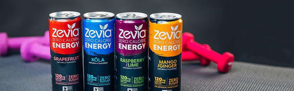 Zevia Energy Drink Zero Calorie Sugar Free Natural ...